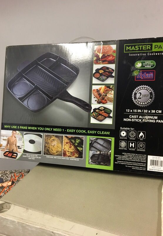 Master pan non - stick frying pan.