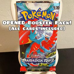 Pokémon Cards | Temporal Forced OPENED Booster Pack — ALL CARDS INCLUDED !!