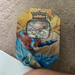 Keldeo and 100+ cards in tin