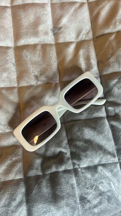 White rim sunglasses