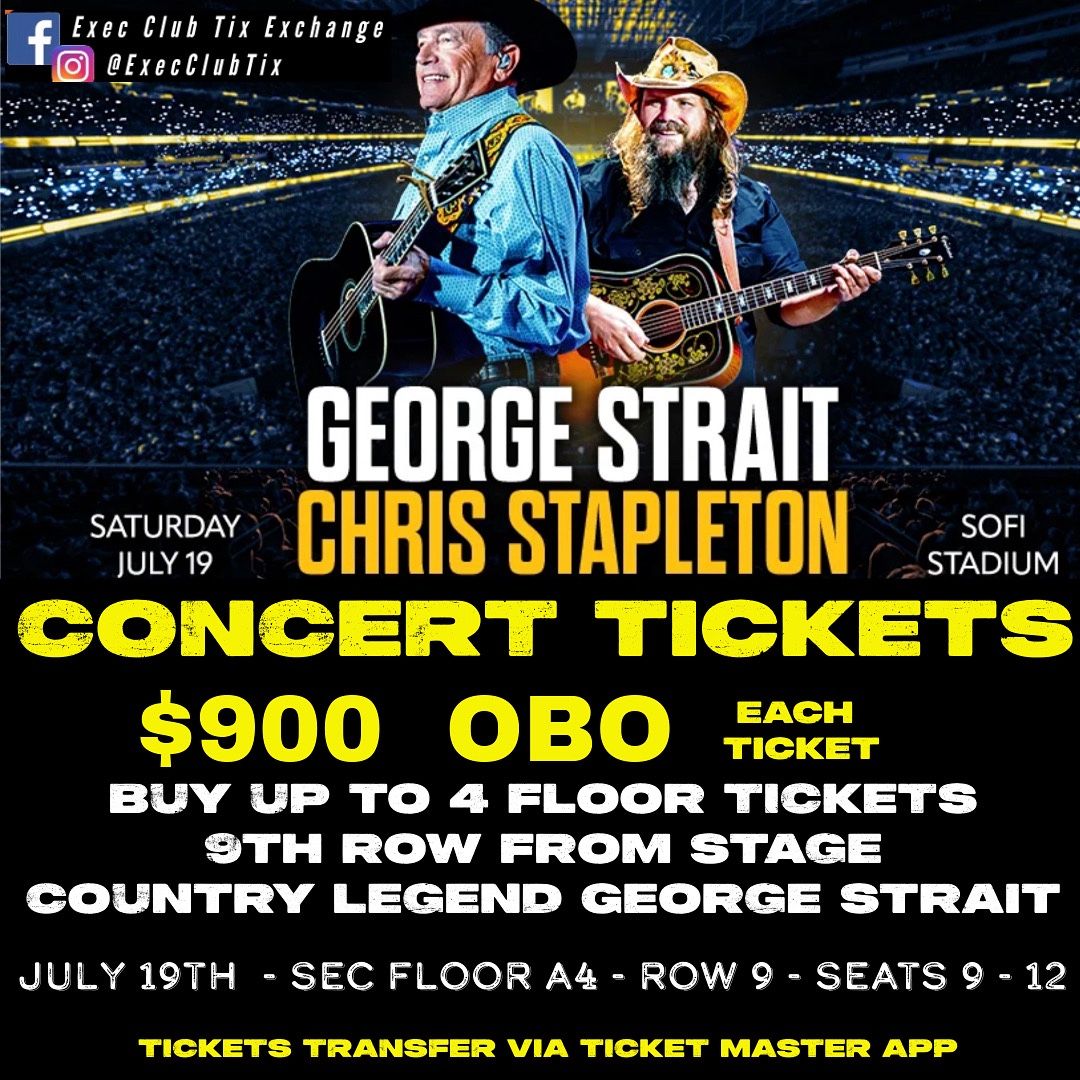 George Strait & Chris Stapleton @ SoFi