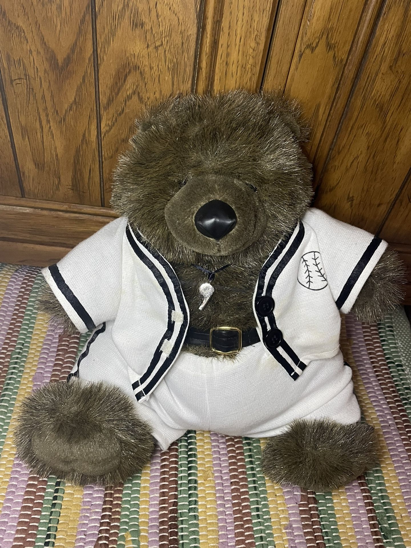 Vintage Build A Bear Chubby Cubby From 1997 With Outfit