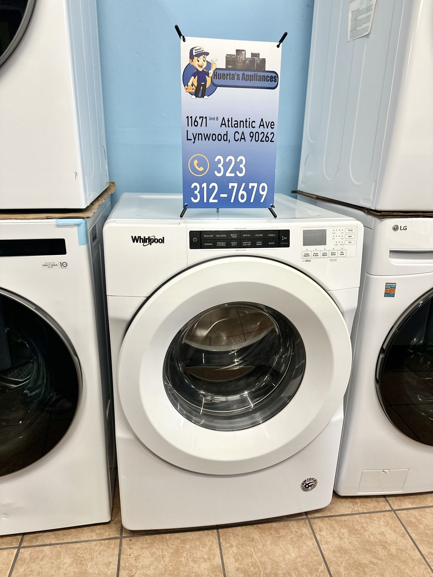 Whirlpool Washer Front Load White
