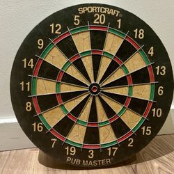 Sportcraft Pubmaster Cork Dart Board 