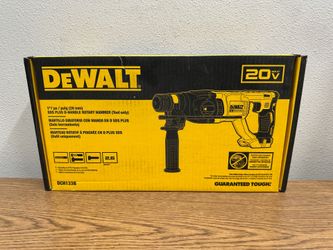 DEWALT DCH133B 20V MAX Cordless Brushless 1 in. SDS Plus D-Handle Concrete and Masonry Rotary Hammer (Tool Only)