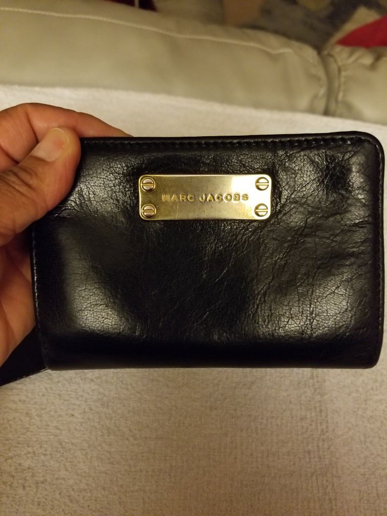 Marc Jacob black leather ladys wallet