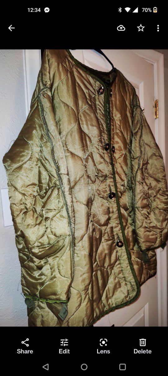 Men's coat Liner For A Parka. 