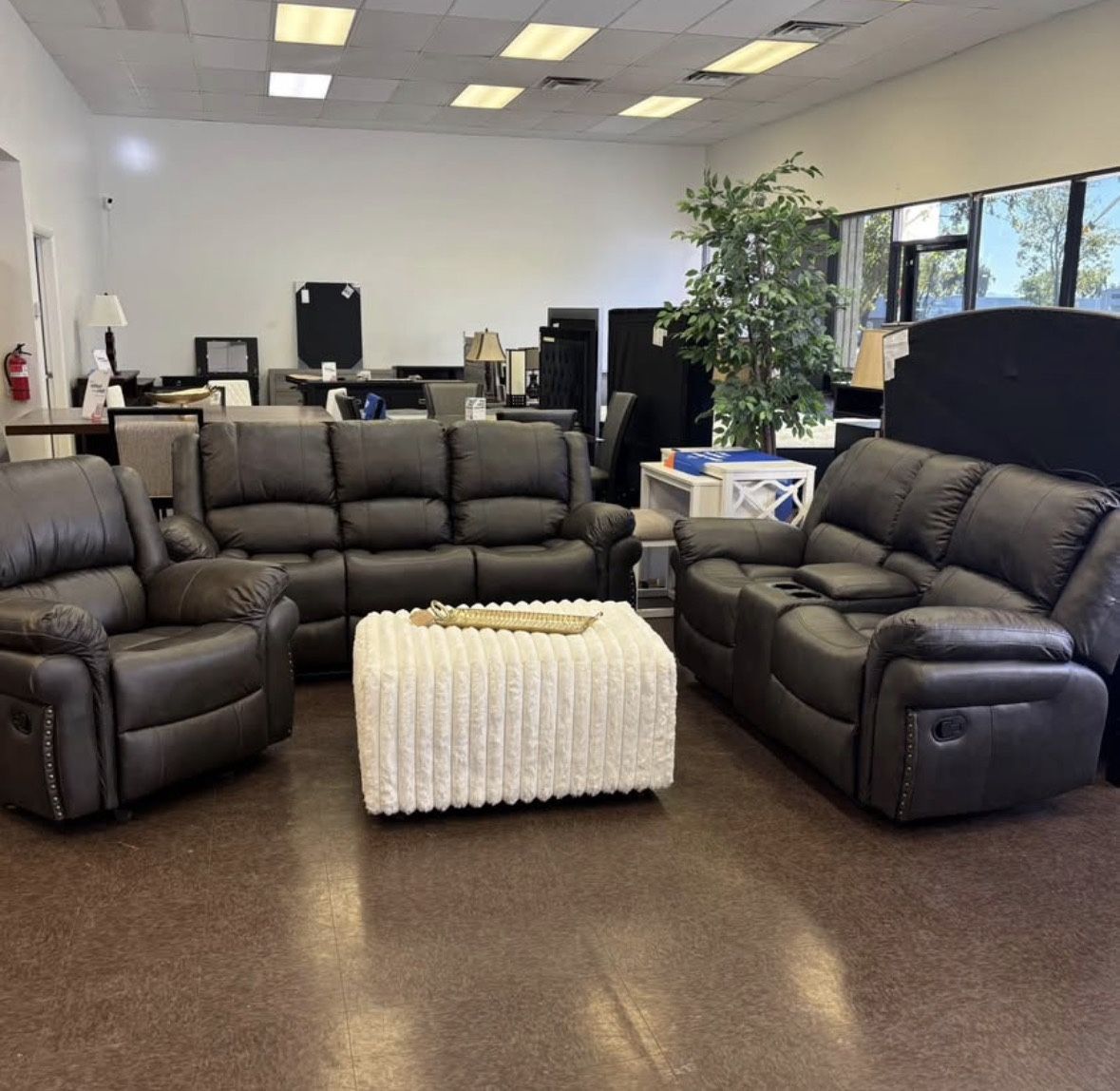 Sofa,Loveseat & Chair- TAKE HOME WITH $25