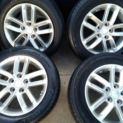 16" OEM 5x114.3 Wheels And Tires Tires As New, 