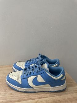 BLUE AND WHITE NIKE DUNKS