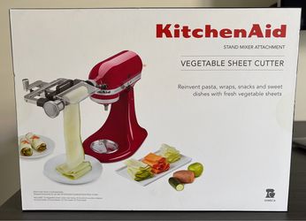 KitchenAide stand mixer vegetable sheet cutter attachment