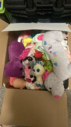 Box of Toys and Dolls