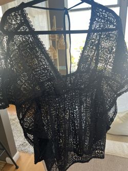 Swimsuit Cover Up Black