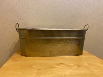 Tin Container - Gold Tub