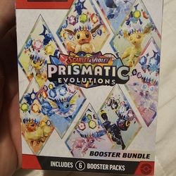 Pokemon Scarlet & Violet Prismatic Evolutions Booster Bundle