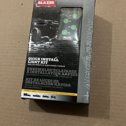 Blazer quick install light wiring kit with remote