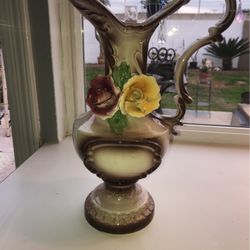 Vintage Capo Demonte Vase No Cracks No Chips In Perfect Condition