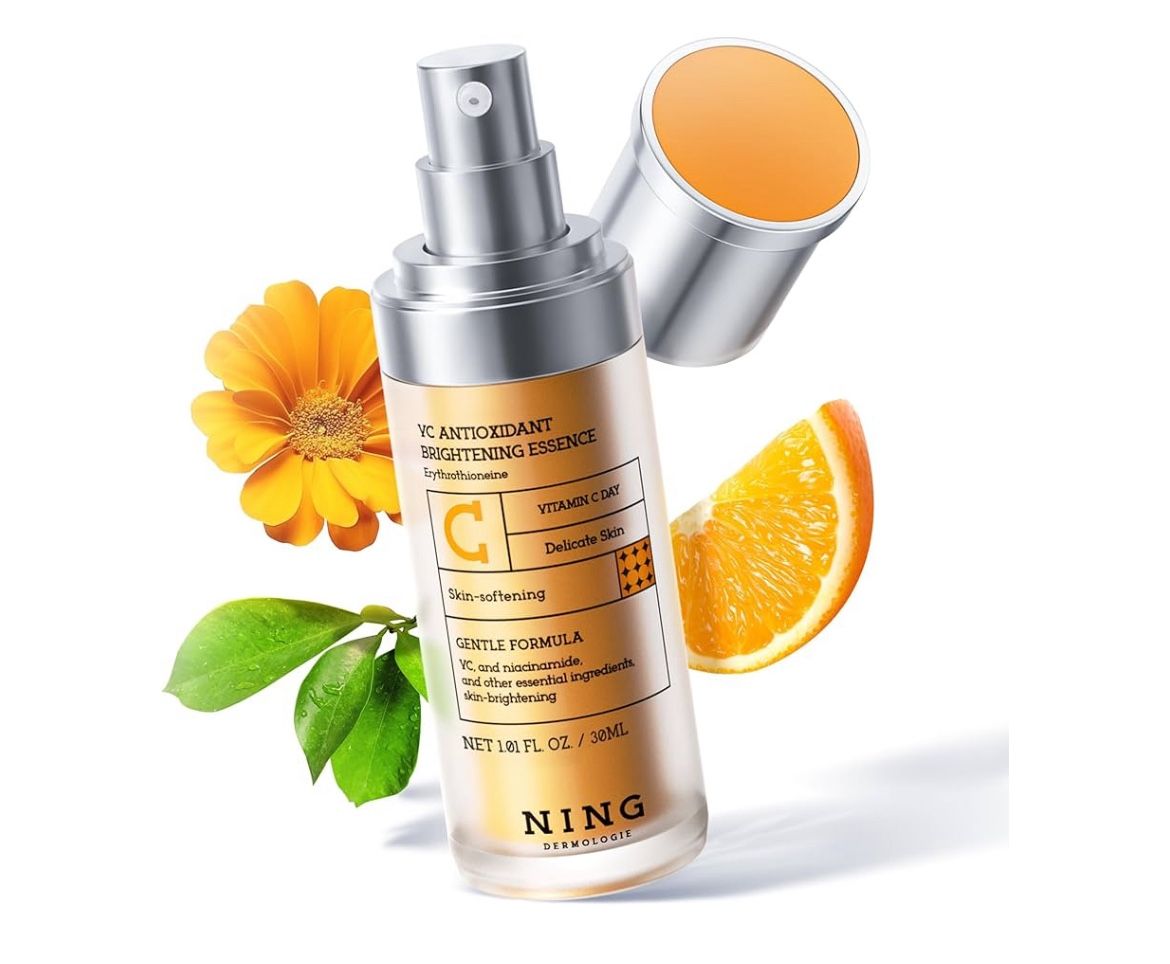 Brand: DERMOLOGIE Vitamin C Serum with Niacinamide & Ethyl Ascorbic Acid: Brightening, Moisturizing Face Serum for Dark Spots | Hyperpigmentation & An
