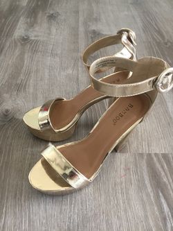 Gold heels