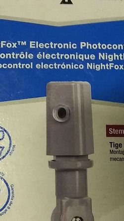 Do it heavy duty automatic light control & Intermatic nightfox Electronic Photocontrol stem and swivel