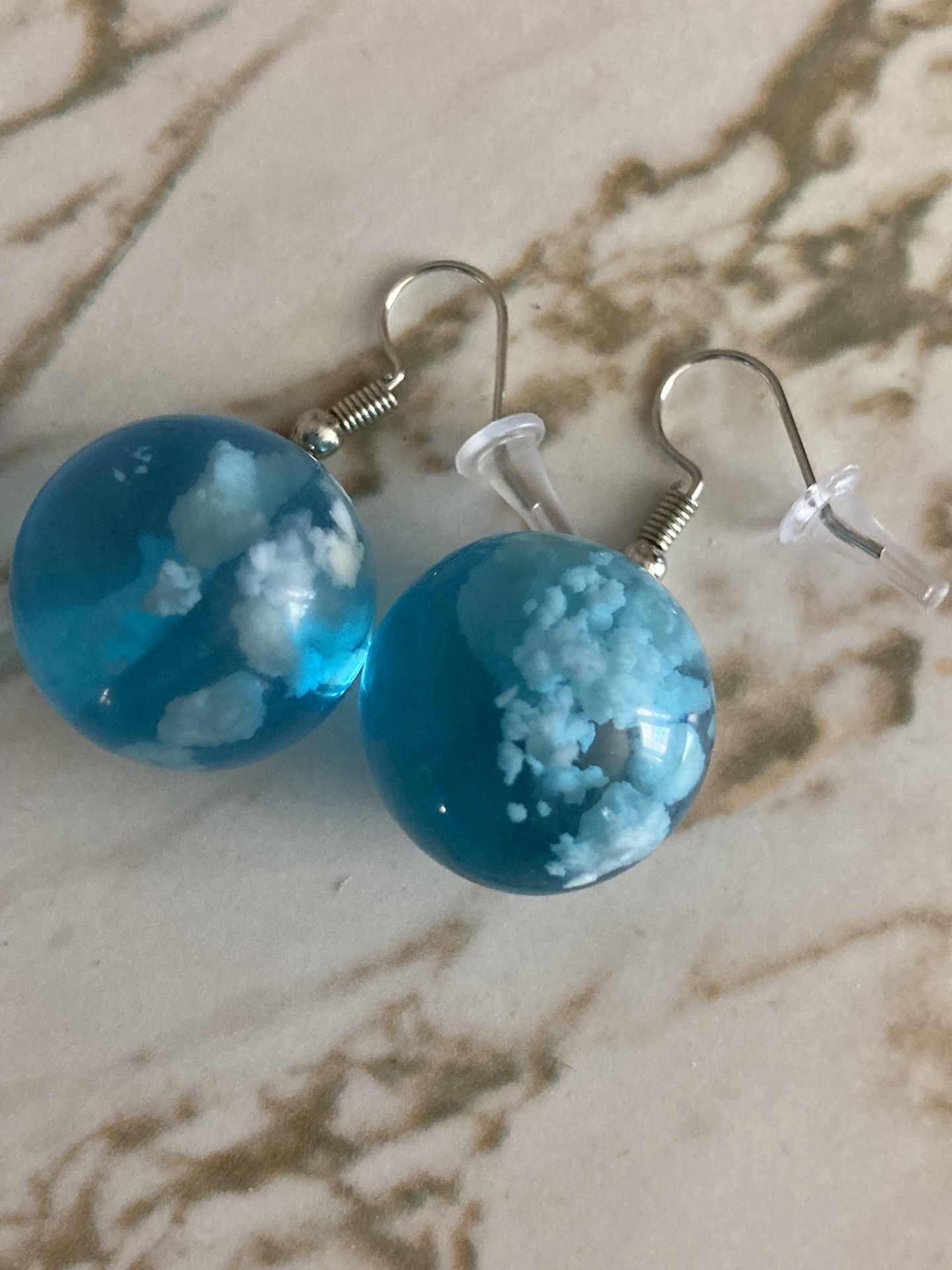 Beautiful Handcrafted Cloud Sky Earrings