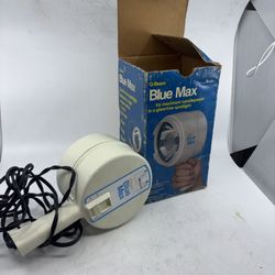Brinkmann Q-Beam Blue Max  Spot Light 300,000 Vintage USA - Tested WORKS