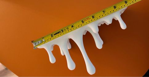 Melting wall shelf