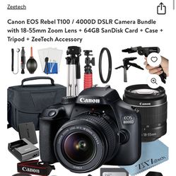 Canon camera t100