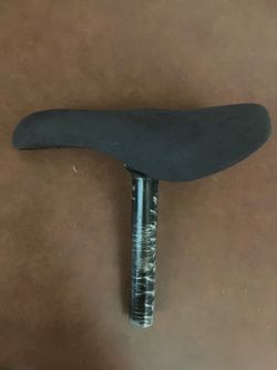 Demolition seat post with brand new seat