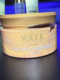 Title: NEW Soleil HydroLine 24K Gold Luxury Hair Mask 10.14oz