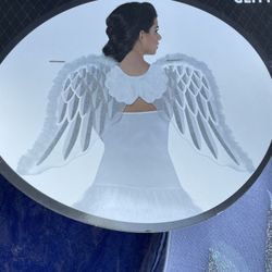 Halloween Angel Wings And Halo
