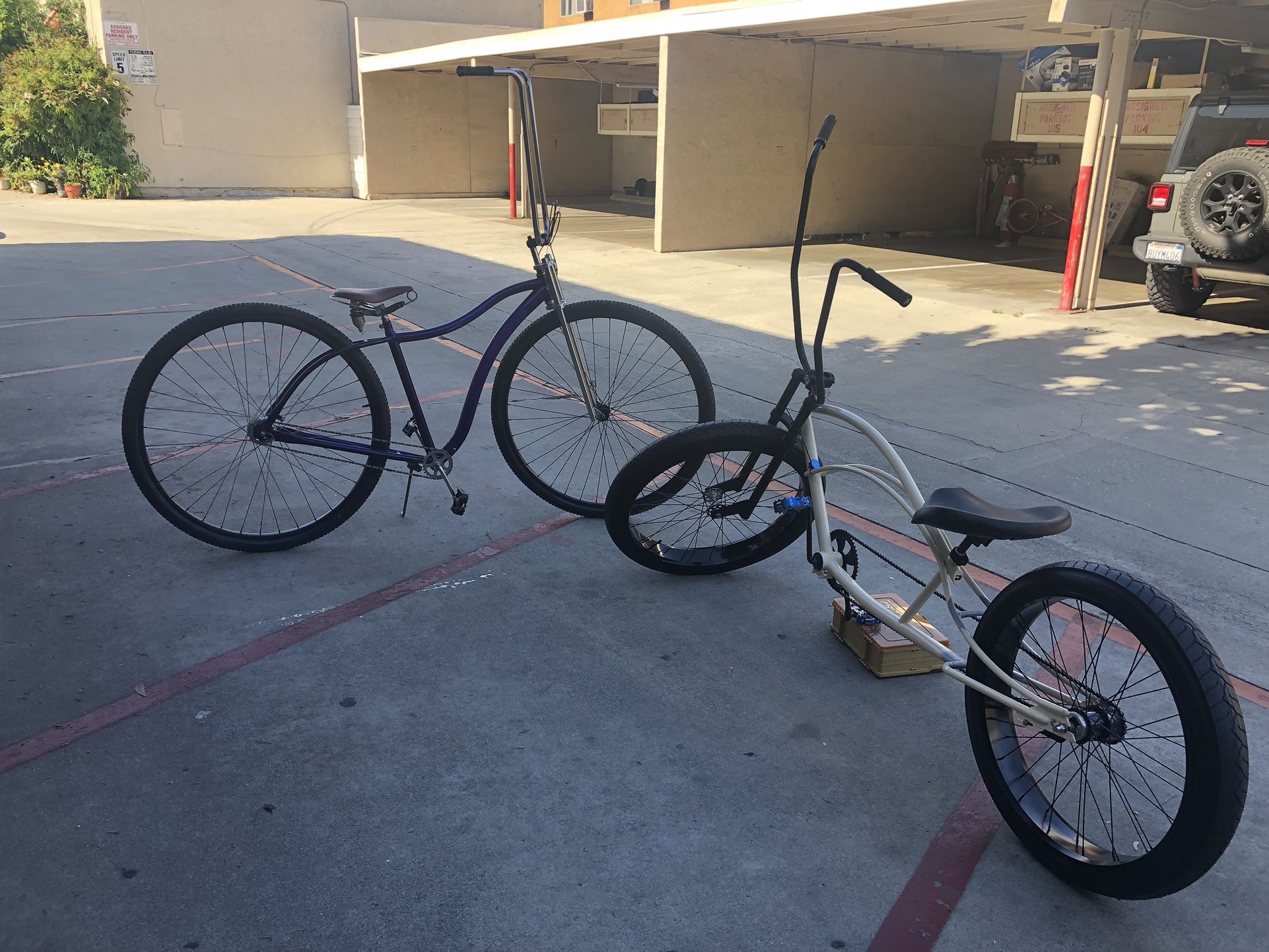 Stretched Beach Cruiser Bikes