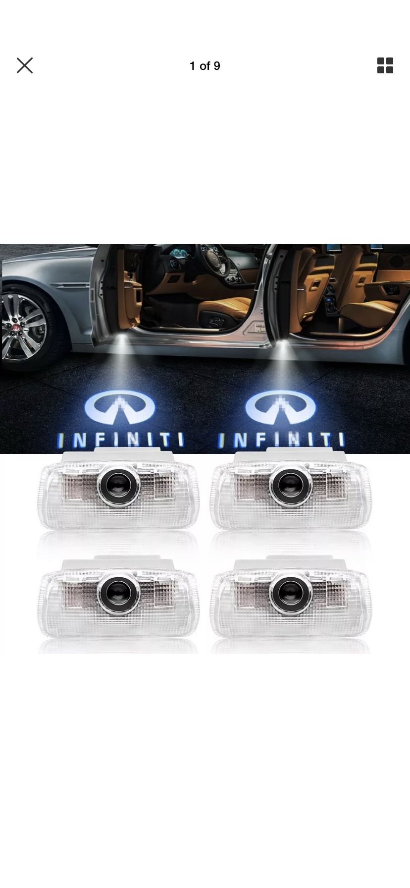 Courtesy Lights for Infinity SUV