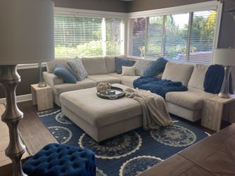 Blue Print 8x10 RUG Indoor /outdoor