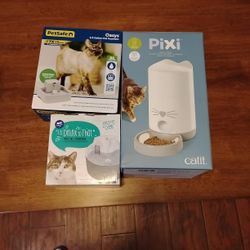 Cat Smart Feeder And Water Fountains