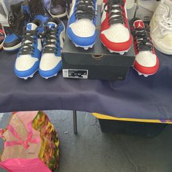 Jordan 1 Low Football 🏈 Cleats 125$ Each Pair New 