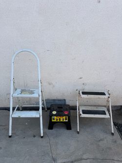 3 STEP LADDERS $25