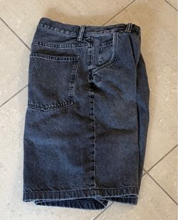 H&M Jorts Super-Baggy Denim Shorts in a Black