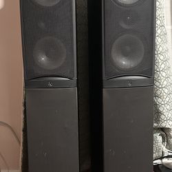 Pair of Infinity Speakers +ONKYO Stereo Receiver