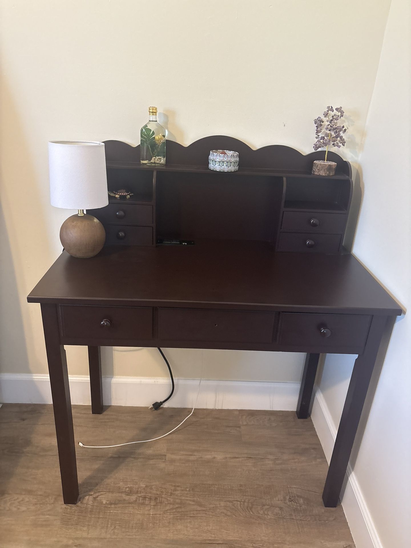 Bed Frame (Mattress And desk Included)