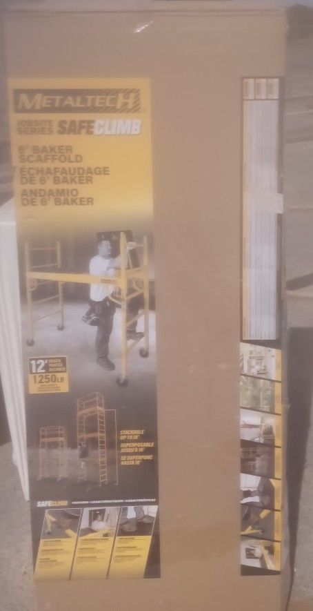 Metaltech 6' Baker Scaffold. Brand New In Box