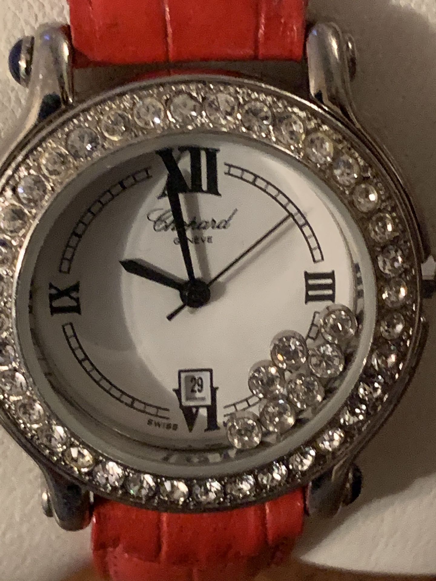 Chopard Geneve Woman’s Watch vintage working condition diamonds