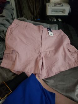 Brand New Womens Lee Shorts 5inch Inseam Dusty Mauve Size 16
