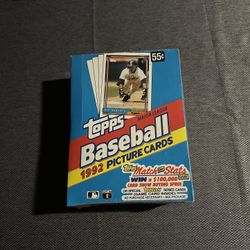 1992 Topps Baseball Card Box (sealed Packs) Unopened