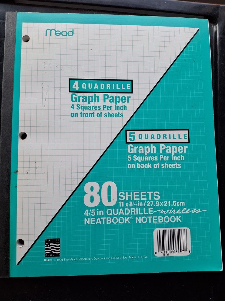 Graph paper Notebook