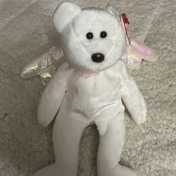 Ty Beanie Babies Halo the Angel Bear Toy