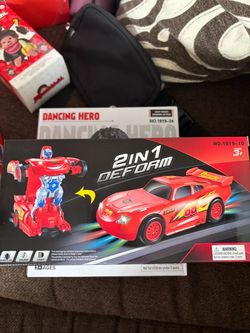 2-in-1 Deform Robot Race Car Toy