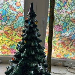 Vintage Ceramic Christmas Tree 