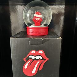 Rolling Stones Tongue Snow Globe 