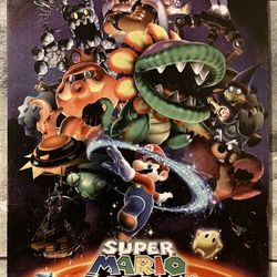 Super Mario Galaxy Decorative Metal Tin Sign Poster Retro Man Cave Game Room